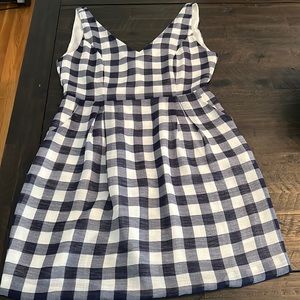 Cute Navy checkered dress